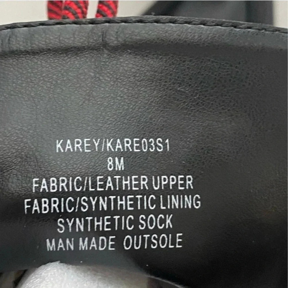 New Steve Madden Karey Black Multi Lightweight Lace Up Mid Heel Booties size 8 - Picture 8 of 13